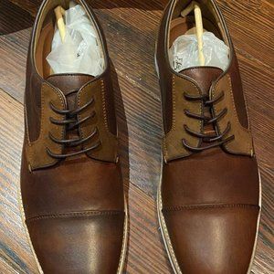 NIB ALDO Mens Size 11 Brown Oxford